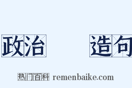 政治運動造句是什么意思的图片